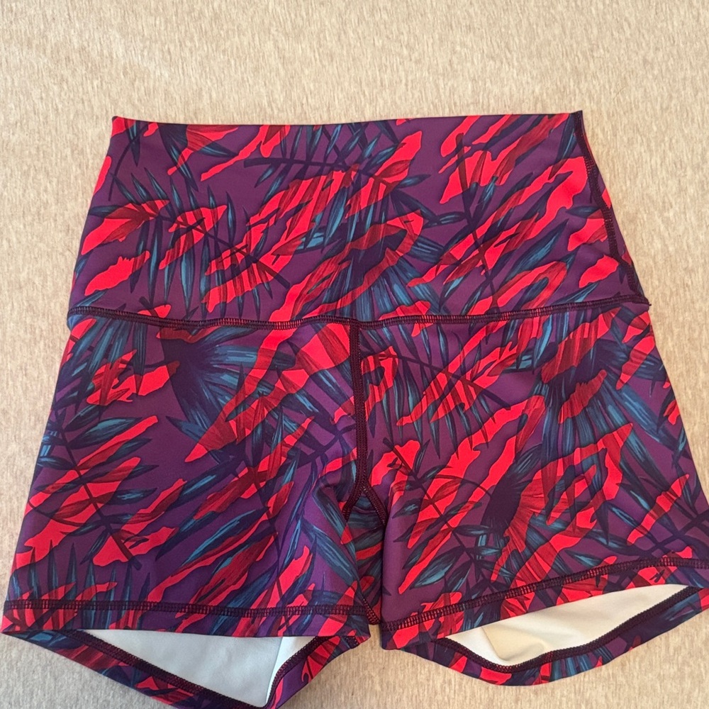 Born Primitive Red and Purple Athletic Shorts